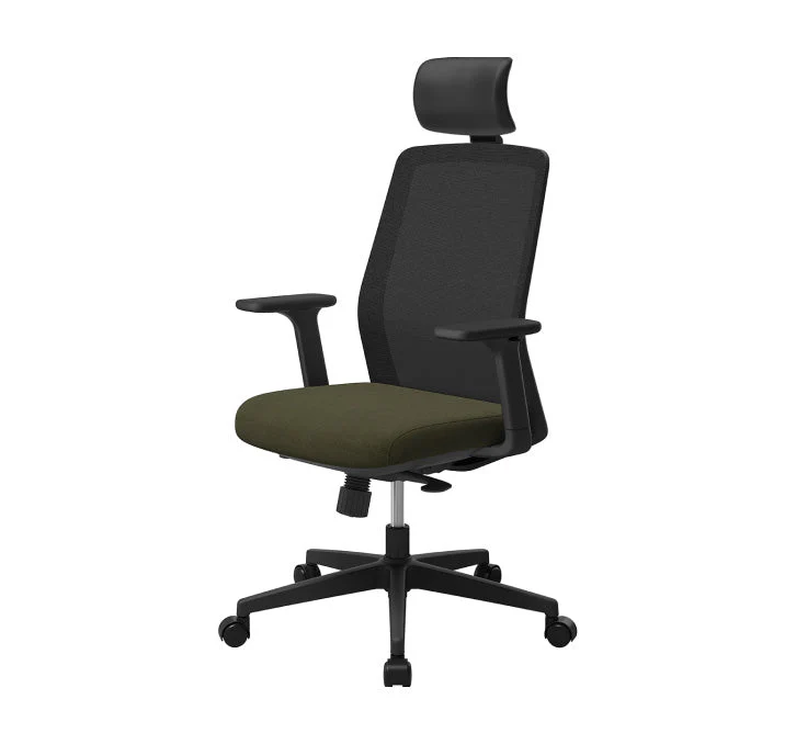 T40 SE Entry Level Ergonomic Chair (White Frame / Gray Seat) - Image 3